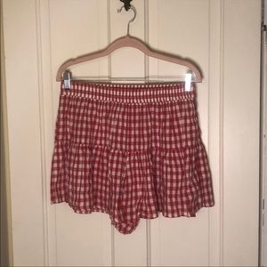 Sneak peek gingham SKORT